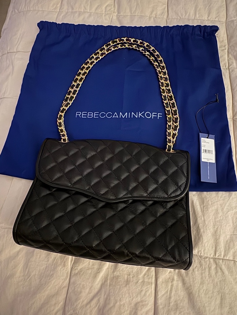 Rebecca Minkoff Regular Size Black Quilted Affair